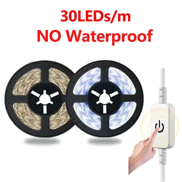 Flexible LED Strip with Hand Wave Sensor and Touch Switch — LED Strips, COOKING-MALL