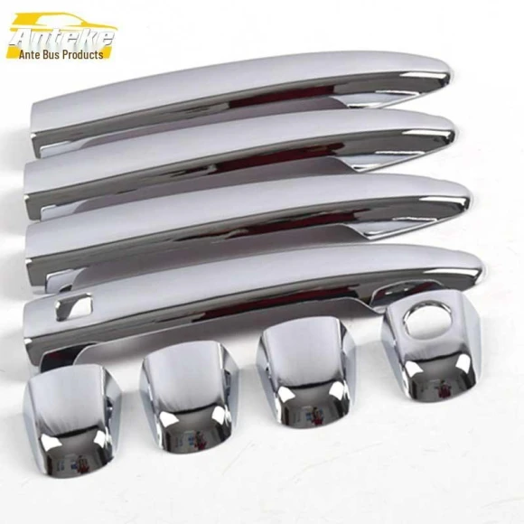 Handle Bright Strip - Electroplated Single Smart Car Door Grip Decorative Sticker — Foam, GearUp AutoMoto