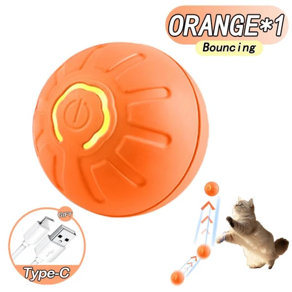 Interactive Jumping Ball for Cats — Interactive Figures & Robots, JUN JUN