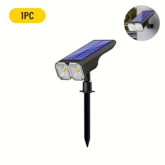 Outdoor Double Solar Smart Light — Outdoor Security & Flood Lighting, LIUXING