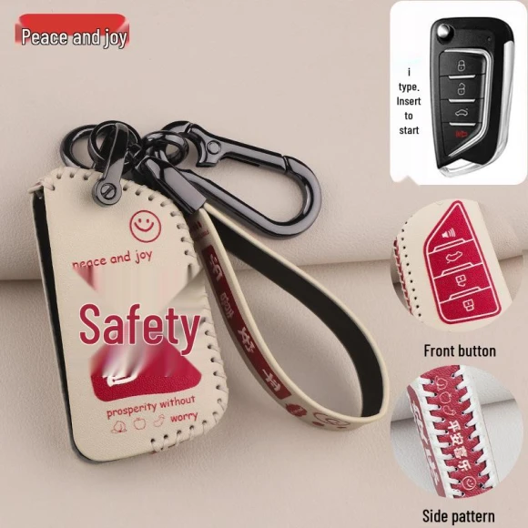Smart 4-Button Folding Car Key Case with Buckle Standard — Protection Plans & Support, GearUp AutoMoto