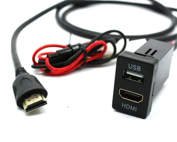 USB and HDMI Input Port Switch Panel — Connectors & Adapters, Samurai Japan