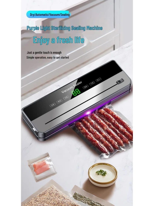 Automatic Household Vacuum Sealer with Freshness Preservation and Cutting — Vacuum Sealers, ToolCraft