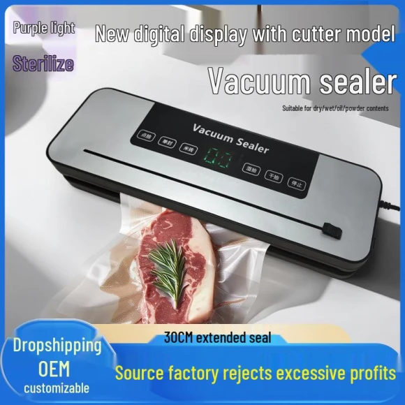 Automatic Vacuum Sealer with Cutter and Bags — Vacuum Bags, ToolCraft