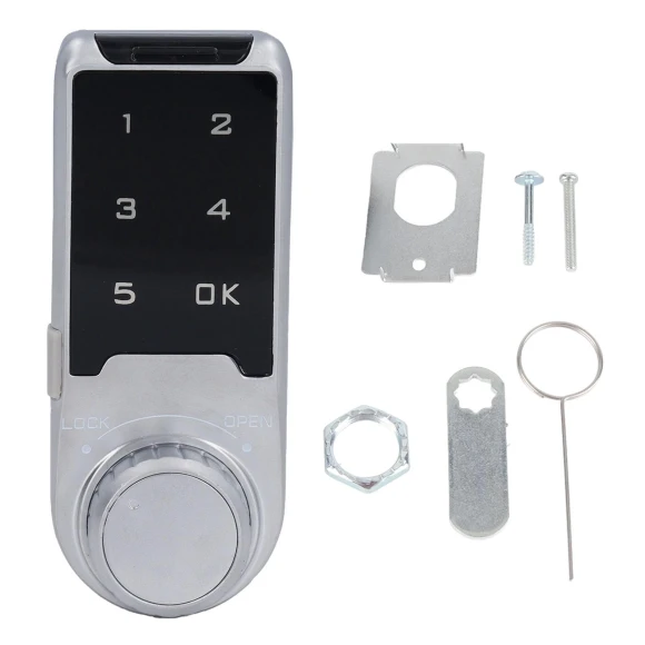 Electronic Lock for Cabinet with Digital Touch Keypad — Foam, OutsideWorld