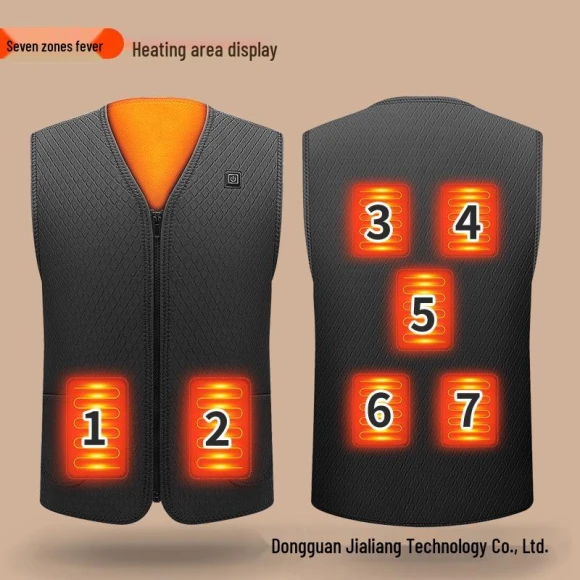 Heated Neoprene Vest with USB — Vests, UrbanEdge