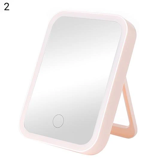 LED Makeup Mirror with Lighting — Compact & Travel, Beautiful secret