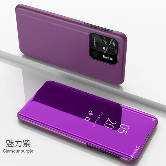 Mirror View Smart Magnetic Flip Phone Case — Bases, Xiaomi