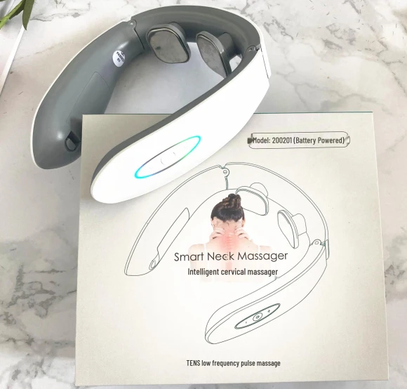 Multi-Functional Smart Impulse Massager for Neck and Shoulders with Heating — Back Relief Solutions, GlowEssence