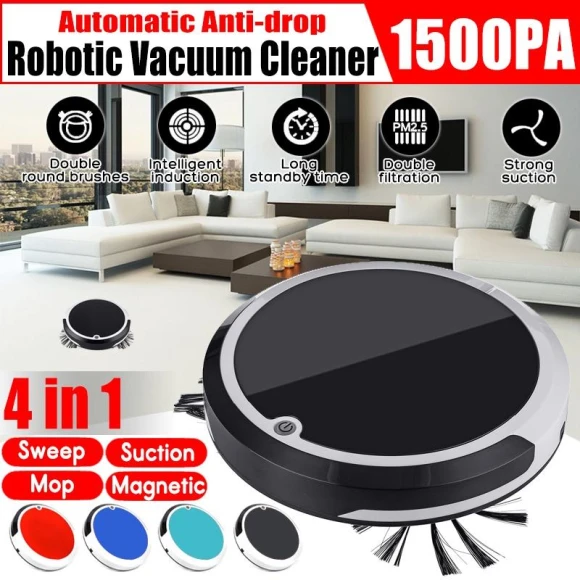 Rechargeable Smart Robot Vacuum Cleaner — Finishing Compounds, Decor Dream
