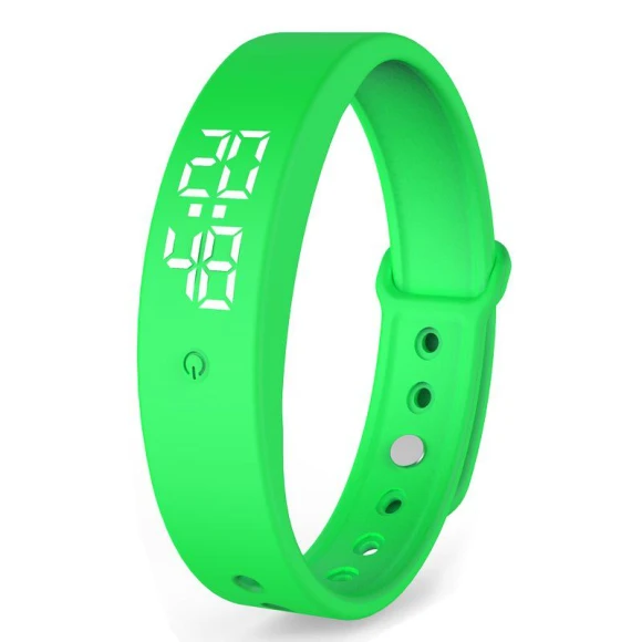 Smart Sports Watch with Charging, Sleep Tracking, Vibration Alarm, and Calorie Monitoring in Green — Smartwatches, GadgetGrip