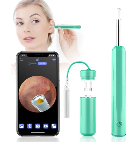 Smart Visual Ear Wax Cleaner with Camera — Otoscopes, Mode Closet