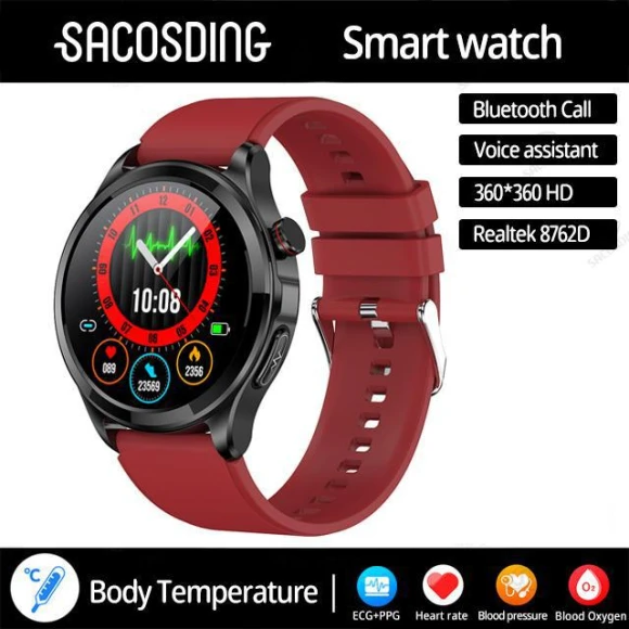 Smart Watch for Blood Pressure and ECG Monitoring — Smartwatches, SACOSDING