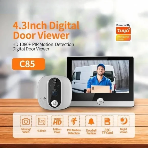 Smart WiFi Video Doorbell — Smart Home Security, Decor Dream