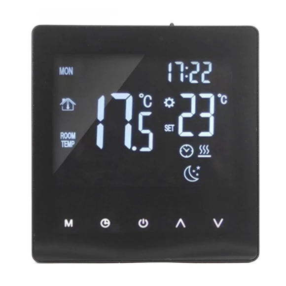 Thermostat with Dual Display for Floor Heating — Home Climate Control, Cmperipheral