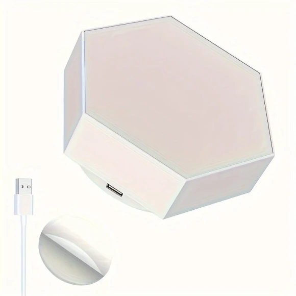 Touch Night Light RGB Geometric Module — Bases, COOKING-MALL