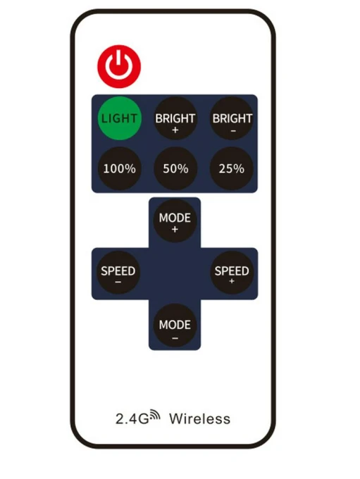 Bluetooth Remote Control for Smart LED Strip — Selfie Lights, HomeHarmony