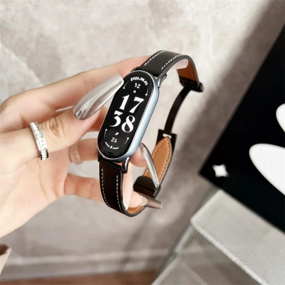 Leather Watch Strap — Wearable Accessories, Xiaomi