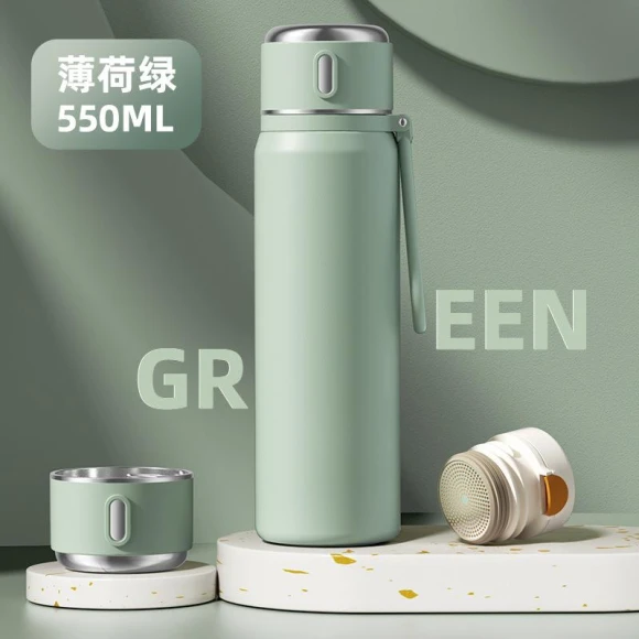 Smart Vacuum Thermos Cup — Flasks, TOP-MALL-001