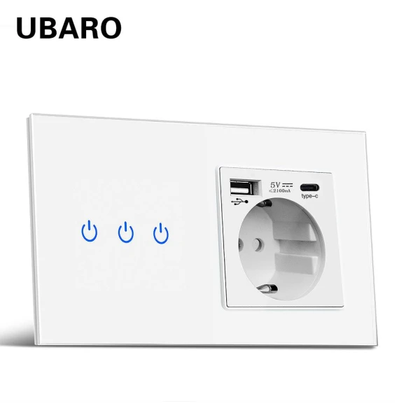 Touch Switch with Glass Panel — DATs, Red dress