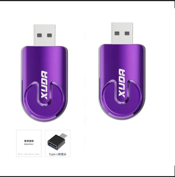 Wireless CarPlay and Android Auto Adapter — USB, Auto Launcher