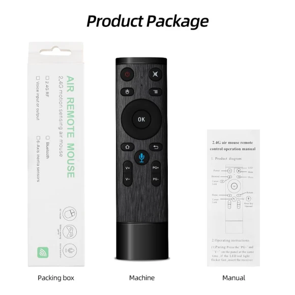 Wireless Voice Remote Control with Air Mouse — Controllers, MOIMI