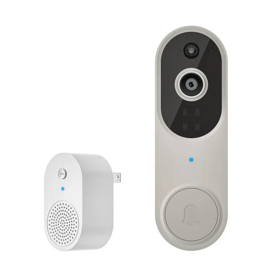 1080p Video Doorbell with AI Motion Detection — Smart Home Security, electronic