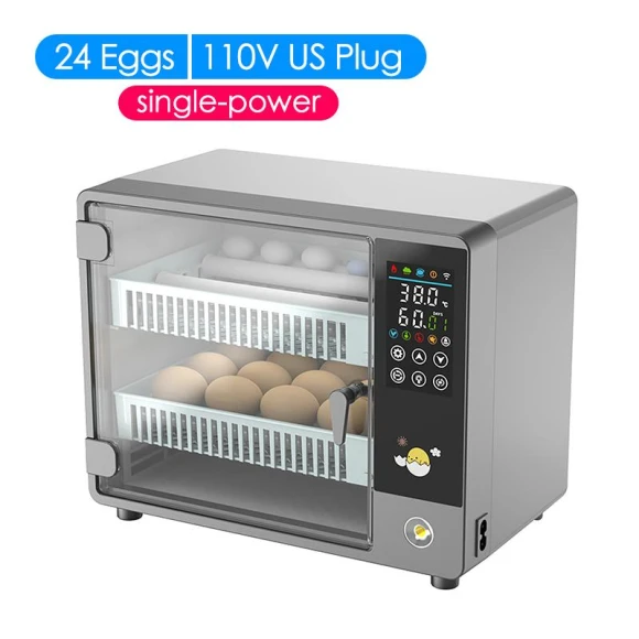 Fully Automatic Touch Control Temperature Egg Incubator — Egg Cookers, Happy Home Mall