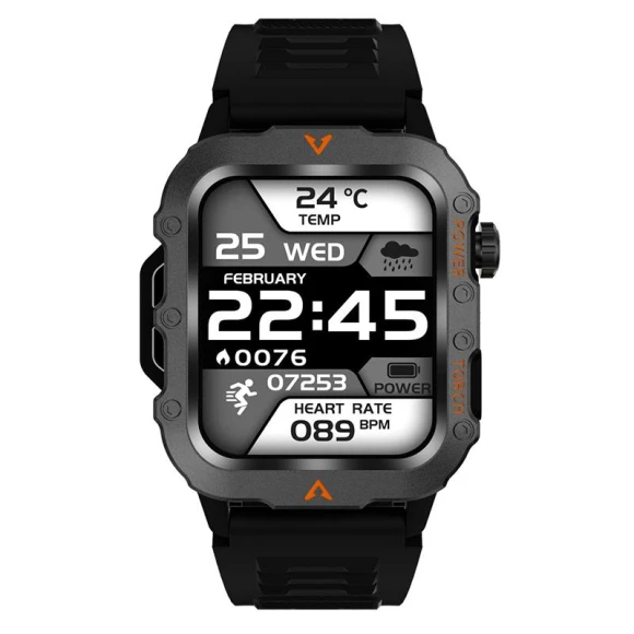 Men's Outdoor Sports Smartwatch — Heart Rate Monitors, Mingusta