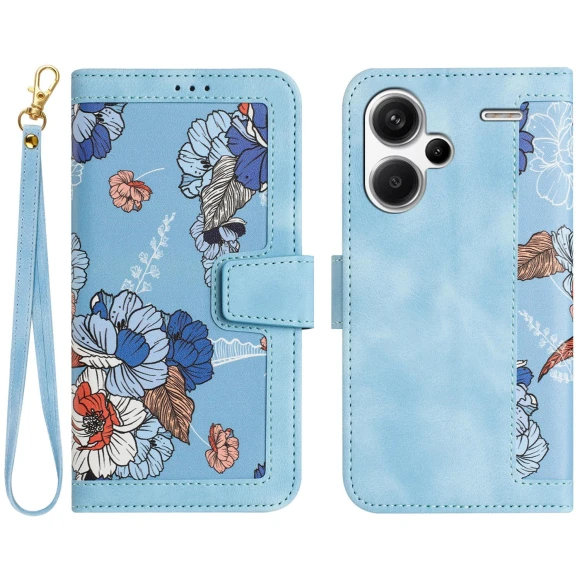 PU Leather Flower Pattern Wallet Style Flip Phone Cover — Flip Cases, Smartwatch 2025