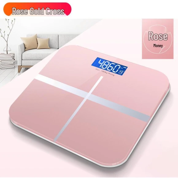 Smart Gradient Body Scale with Hidden Screen — Weight Management Tools, TrendVibeCN