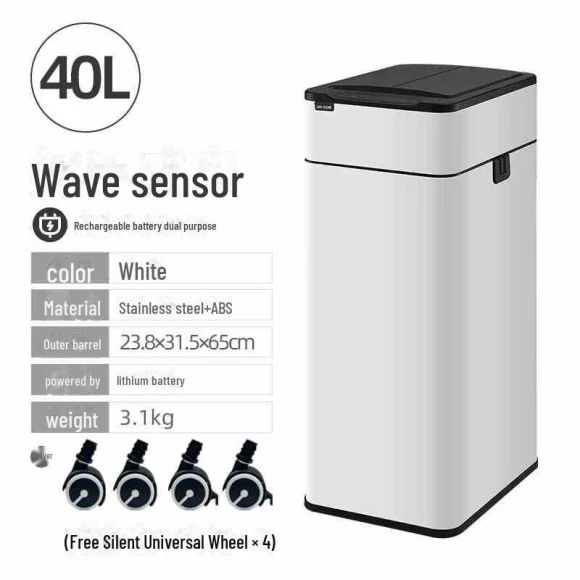 Smart Induction Trash Box — Kitchen Cans, Dental Clinic