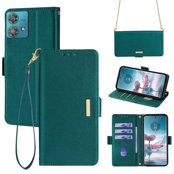 Wallet Case RFID Blocking PU Leather Phone Cover with Straps — Flip Cases, Smartwatch 2025