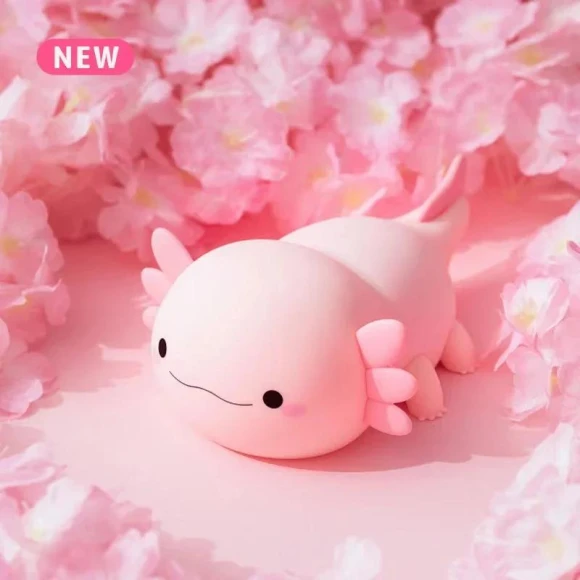Cute Axolotl Night Light — Night Lights, TOP-MALL-001