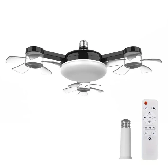 Remote Control Hanging Fan with LED Light — Ceiling Fans, Wrigleys