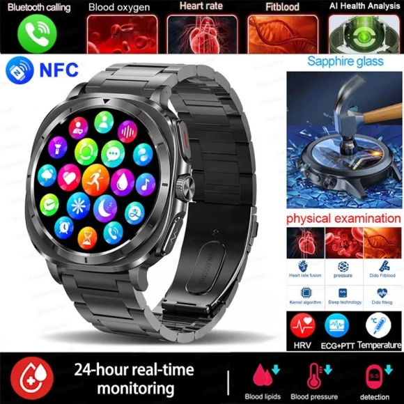 Smart Health Watch with Blood Analysis — Wearable Accessories, ElectronicsHome