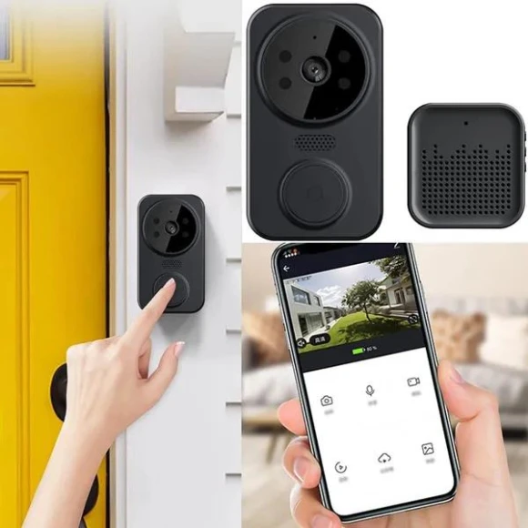 Smart Wireless Remote Video Doorbell — Smart Home Security, AKA002