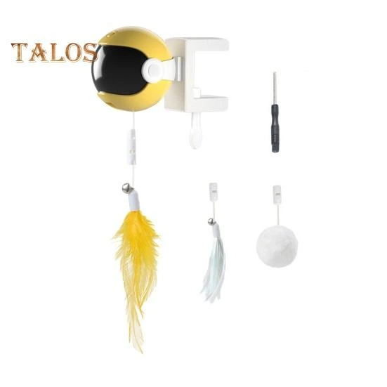 Electric Cat Toy with Feathers — Cat Playthings, Talos home Garden