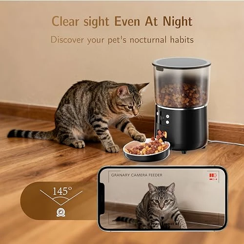 Automatic Pet Feeder with Camera — Automatic Feeders, UXZEB
