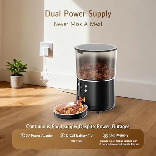 Automatic Pet Feeder with Camera — Automatic Feeders, UXZEB