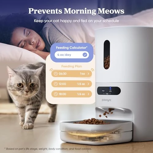 Automatic Pet Feeder with Smart Scale — Automatic Feeders, Pawsync