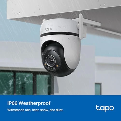 Outdoor Pan/Tilt Wi-Fi Security Camera — Dome Surveillance Cameras, TP-Link