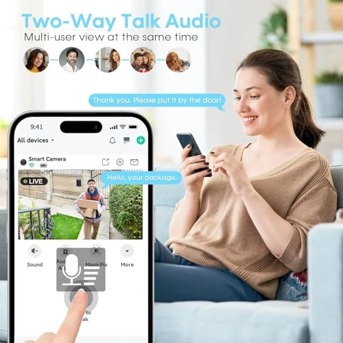 Security Camera — Outdoor Security Cameras, AMTIFO