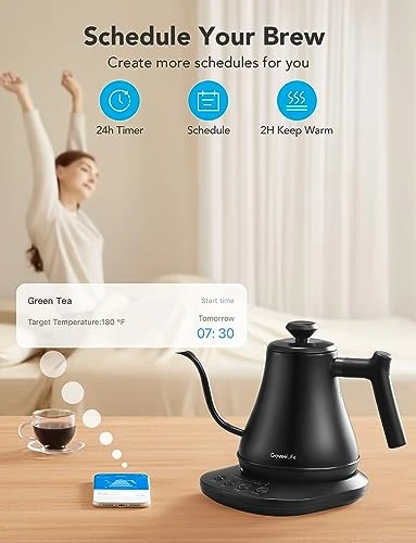 Smart Electric Gooseneck Kettle — Kettles & Tea Machines, GoveeLife