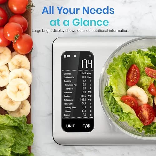 Smart Food Kitchen Scale with Nutritional Calculator — Weight Management Tools, Etekcity