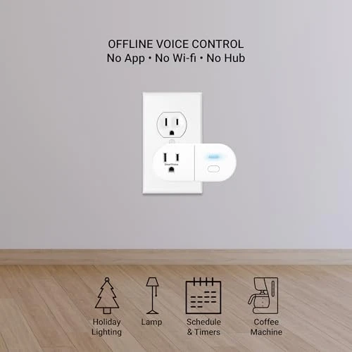 SmartVoice Wall Plug with Offline Voice Control — Smart Home Modules, Emerson
