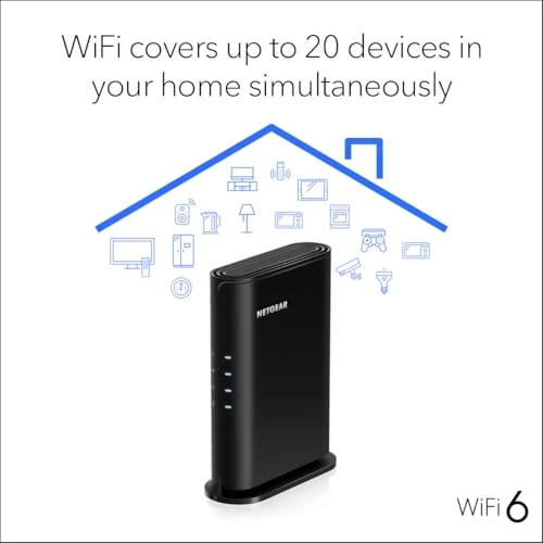 4-Stream WiFi 6 Router — Modem Router Combos, NETGEAR