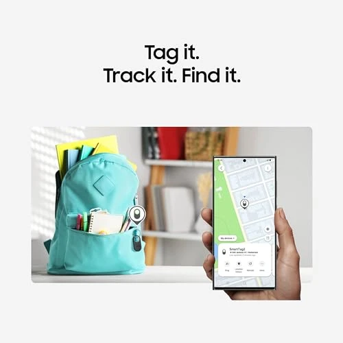 Bluetooth Tracker, Smart Tag GPS Locator Tracking Device, Item Finder for Keys, Wallet, Luggage, Pets — Item Locators, Samsung