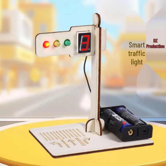 DIY Smart Traffic Light Kit for Educational Science Projects — Construction Kits, CreativeCorner