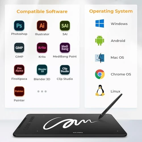 Drawing Tablet — Styluses & Digital Pens, XP-Pen